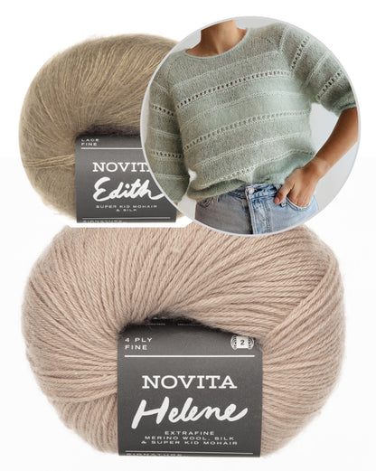 Blouse Roni | rayures délicates d'Edith et Helene de Novita