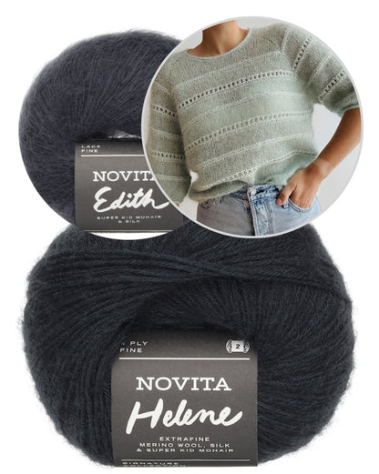 Blouse Roni | rayures délicates d'Edith et Helene de Novita