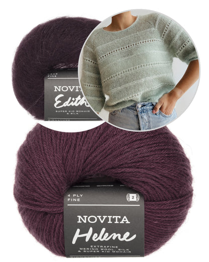 Blouse Roni | rayures délicates d'Edith et Helene de Novita