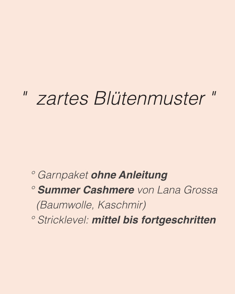 Rosavere Top von Valentina Bogdanova mit Summer Cashmere von Lana Grossa 