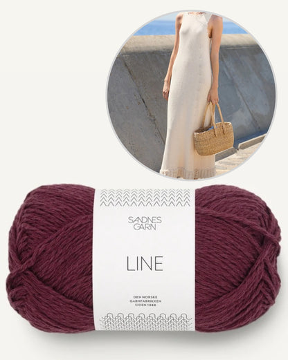 Robe longue Roselyn | Maxi-robe décontractée en lin de Sandnes Garn