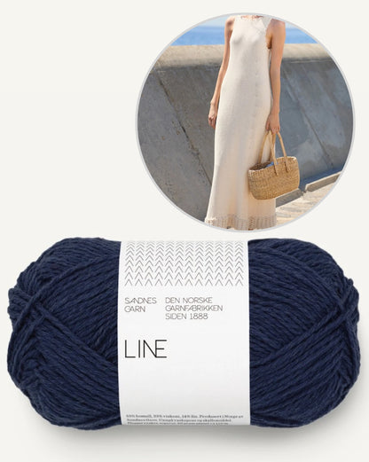 Robe longue Roselyn | Maxi-robe décontractée en lin de Sandnes Garn