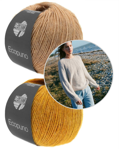 Nordic Knits Rundpassenpullover mit Ecopuno von ana Grossa 7