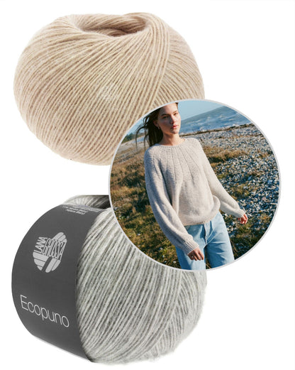 Nordic Knits Rundpassenpullover mit Ecopuno von ana Grossa 6