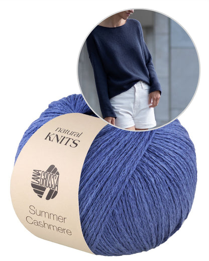 Sabai Sweater - Summer | casually elegant summer sweater made from Summer Cashmere by Lana Grossa