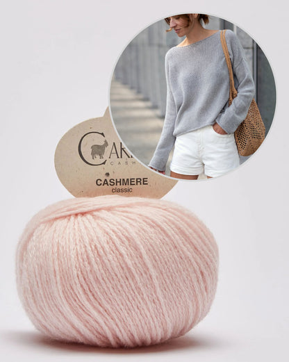 Sabai Sweater - Cashmere | extremely soft and super light made from Classic Cashmere by Cardiff