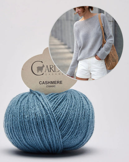 Sabai Sweater - Cashmere | extremely soft and super light made from Classic Cashmere by Cardiff