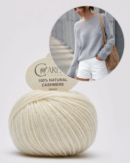 Sabai Sweater - Cashmere | extremely soft and super light made from Classic Cashmere by Cardiff