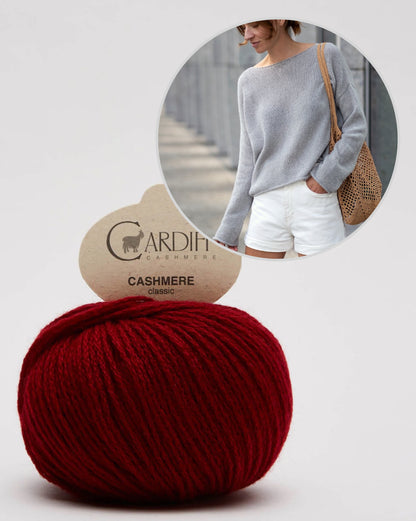 Sabai Sweater - Cashmere | extremely soft and super light made from Classic Cashmere by Cardiff