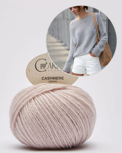 Sabai Sweater - Cashmere | extremely soft and super light made from Classic Cashmere by Cardiff