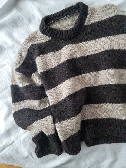 Sable Sweater | breite Streifen aus Plötulopi von Lopi Island