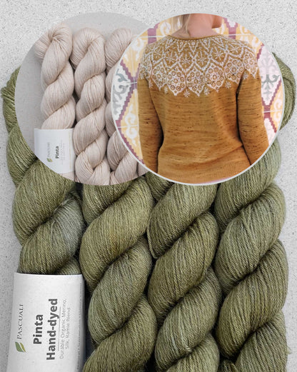 Sagittarii Sweater | romantically fine pattern from Pinta by Pascuali