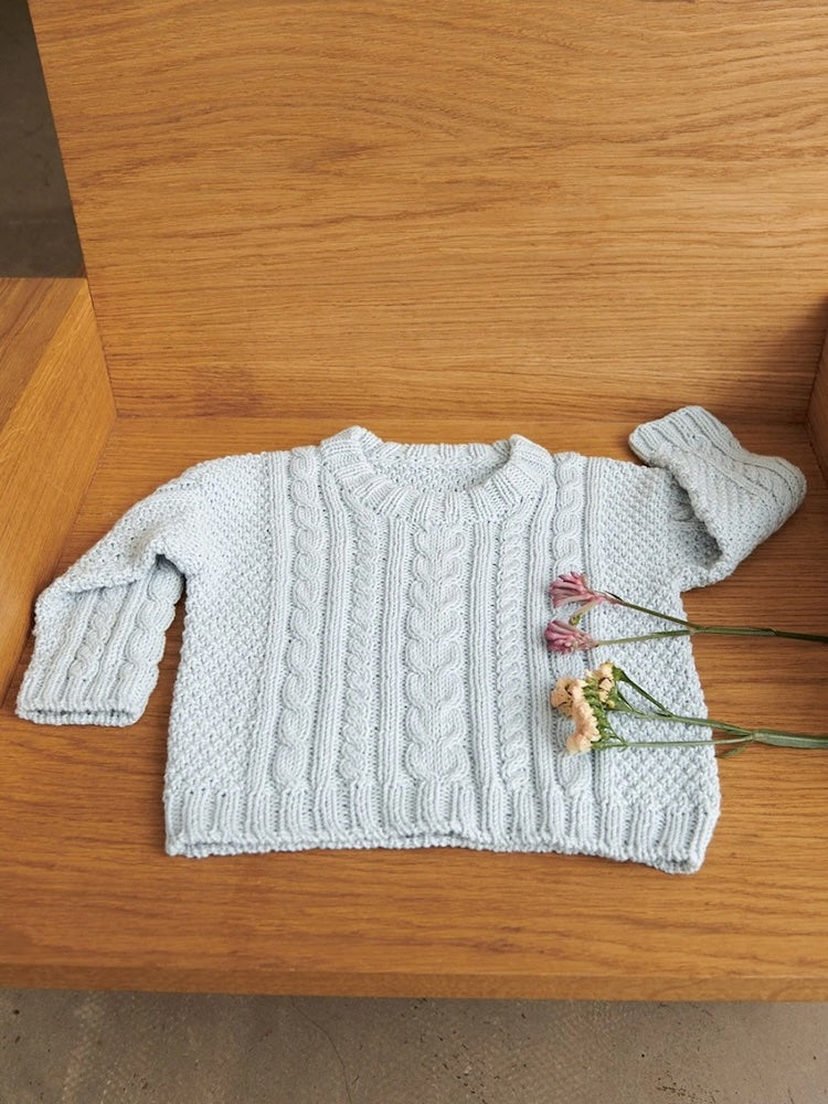 Sandnes Kollektion 2505 Sommerbaby Caspian Sweater Baby mit Duo von Sandnes Garn 4