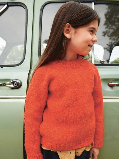 Tiro Sweater Brushed Alpaca Sandnes 2506 | beautiful raglan sweater