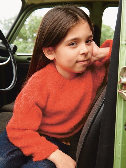 Tiro Sweater Brushed Alpaca Sandnes 2506 | beautiful raglan sweater