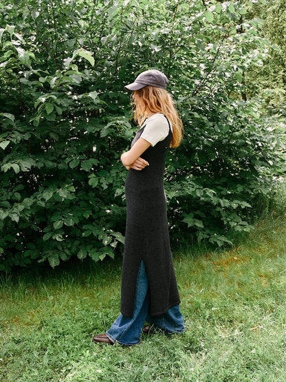 Robe Emerson | Robe à bretelles avec fils Alpaca Silke et Alpaca Folgetrad de Sandnes 2507