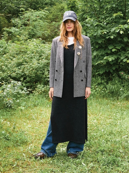 Robe Emerson | Robe à bretelles avec fils Alpaca Silke et Alpaca Folgetrad de Sandnes 2507