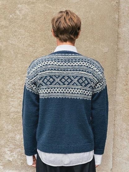 Setesdal Men's Jacket | Iconic pattern from Peer Gynt by Sandnes Garn
