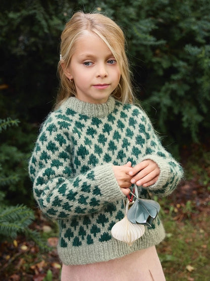 Christmas Tree Sweater - Kids | Cozy soft Christmas sweater from Kos by Sandnes Garn