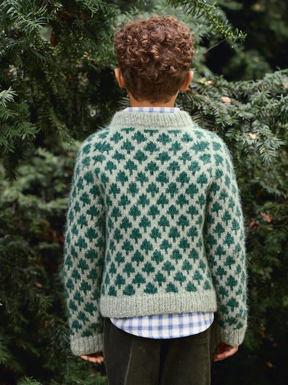 Christmas Tree Sweater - Kids | Cozy soft Christmas sweater from Kos by Sandnes Garn