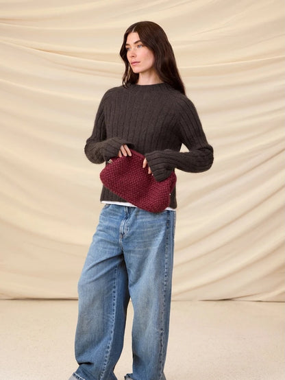 Basket Clutch | crocheted pattern from Double Sunday and Tynn Silk Mohair by Sandnes Garn