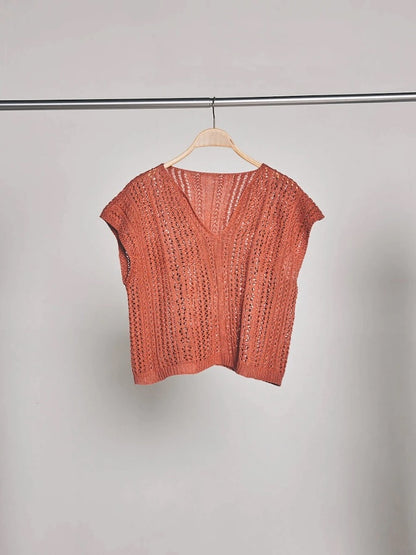 April Top | luftiges Lacemuster aus Tynn Line von Sandnes Garn