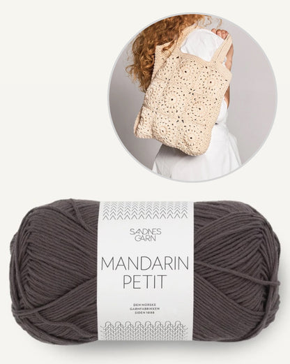 Buttercup Bag | Boho Tasche aus Mandarin Petit von Sandnes Garn