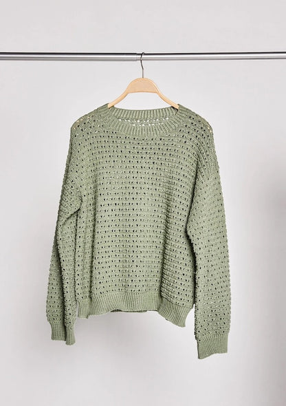 Pull June | léger pull d'été en Mandarin Petit de Sandnes Garn