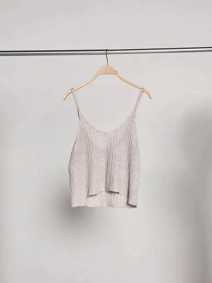Débardeur côtelé | super doux en Tynn Line de Sandnes Garn