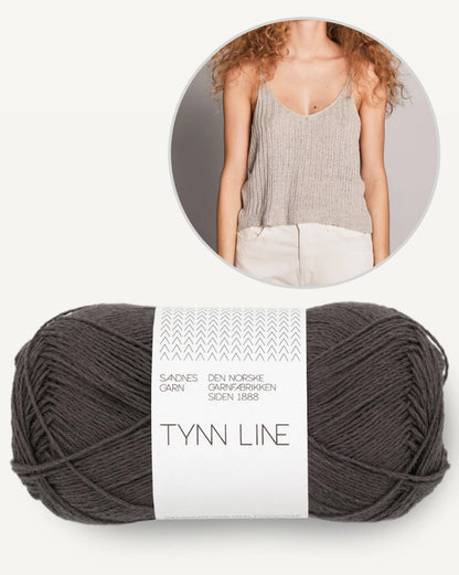 Débardeur côtelé | super doux en Tynn Line de Sandnes Garn