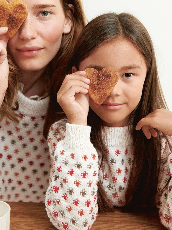 Sandnes Magazin Tema 77, Fleur de Lis Sweater Kids, 3