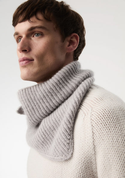 Sailor Scarf | delicate cloth in half brioche with Classic Cashmere by Cardiff