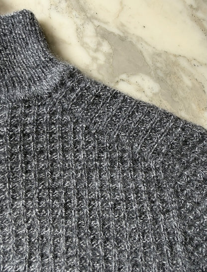 The Cashmere-Waffle Polo | waffle pattern from Classic Cashmere by Cardiff