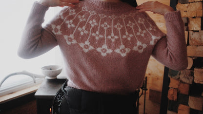 Pull Florealis | fines paillettes de Prime de Cardiff Cashmere