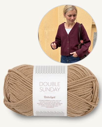 PetiteKnit Scarlet Cardigan mit Double Sunday / by PetiteKnit von Sandnes Garn 12