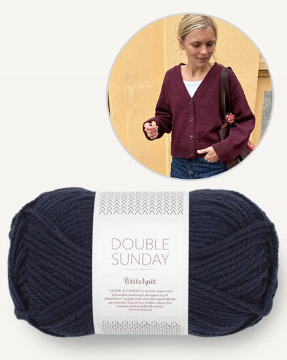 PetiteKnit Scarlet Cardigan mit Double Sunday / by PetiteKnit von Sandnes Garn 14