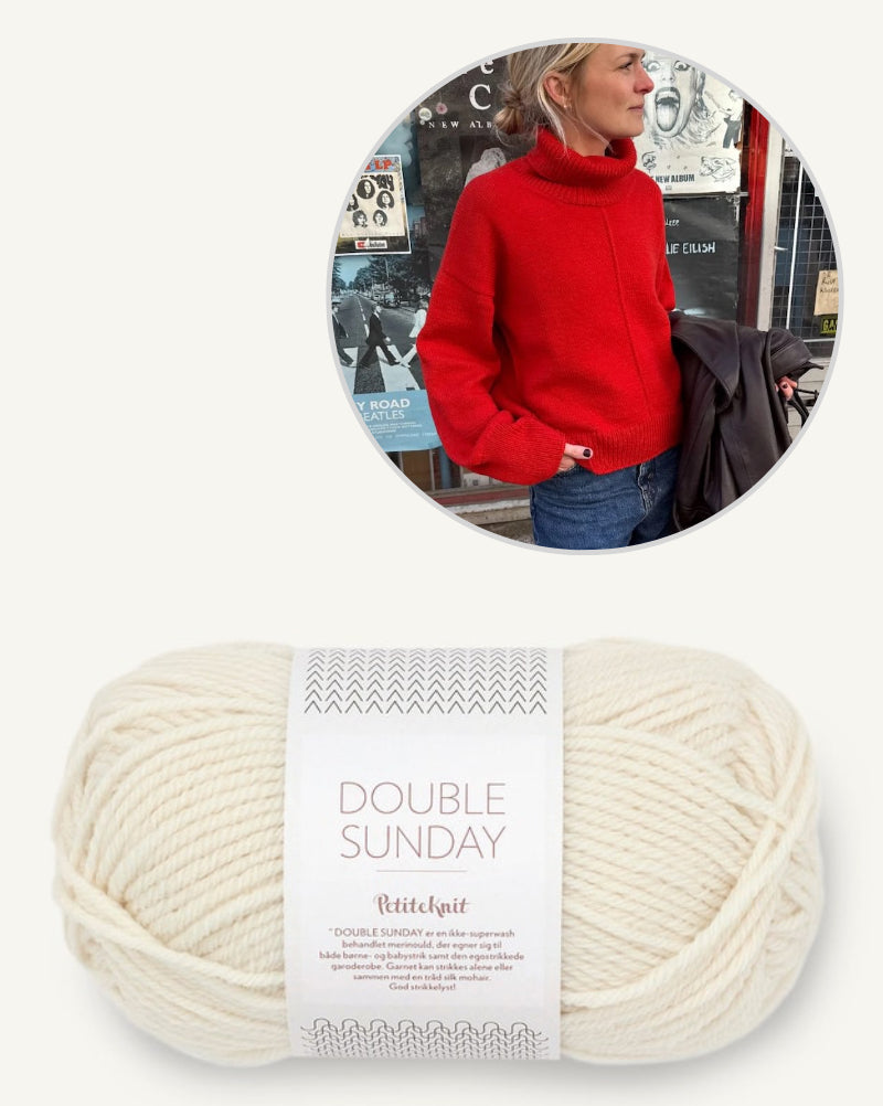 PetiteKnit Scarlet Sweater mit Double Sunday / by PetiteKnit von Sandnes Garn 13