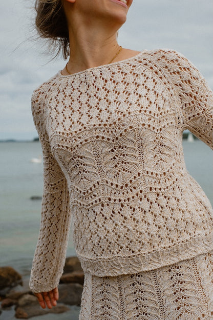 Seashore Blouse | aus zartem Pure Silk von Knitting for Olive