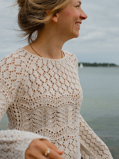 Seashore Blouse | aus zartem Pure Silk von Knitting for Olive