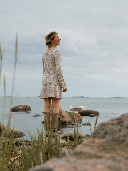 Seashore Blouse | aus zartem Pure Silk von Knitting for Olive