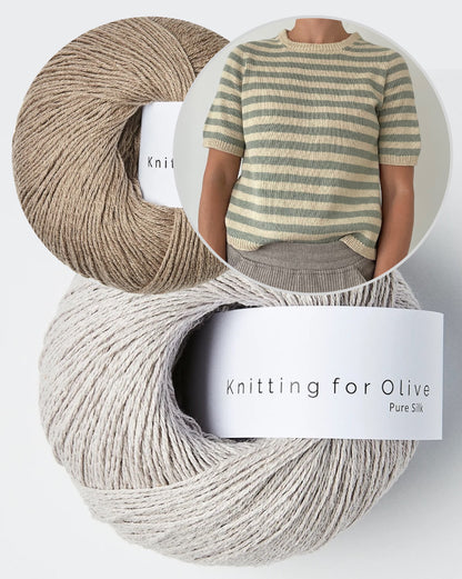 Coco Amour Knitwear Seaside Tee light mit Pure Silk von Knitting for Olive 12