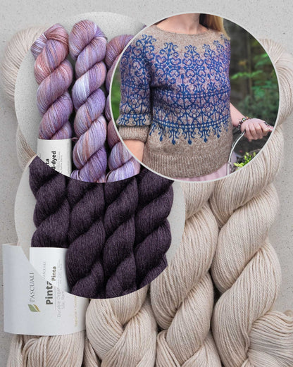 Pull Jardin Secret | pull pinta enchanté par Pascuali 