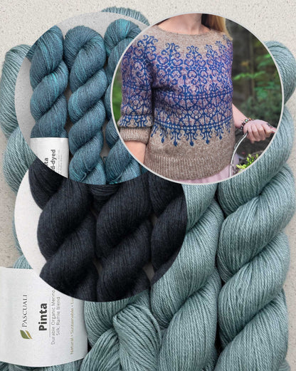 Pull Jardin Secret | pull pinta enchanté par Pascuali 