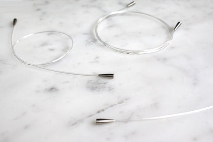 Koshitsu Curve Nadelset - 12,5 cm Länge, dünne Spitzen - 2,75 bis 5,00 mm, 8 Größen