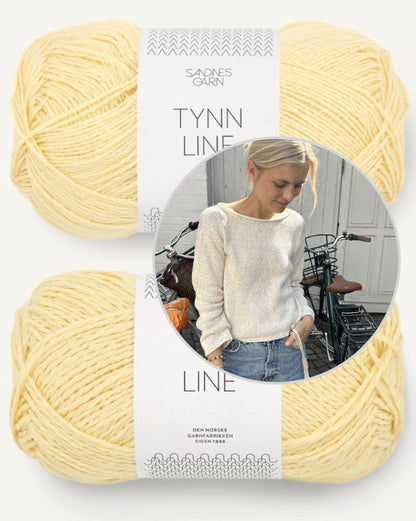 Sevilla Blouse | lässiger Sommerpullover aus Line und Tynn Line von Sandnes Garn