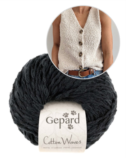 Shoreline Top | beachy Vibes aus Cottonwaves von Gepard Garn