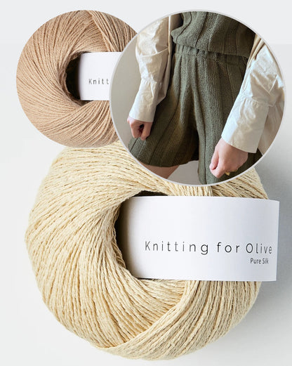 My Favourite Things Knitwear Shorts No. 1 mit Pure Silk und Merino von Knitting for Olive 13