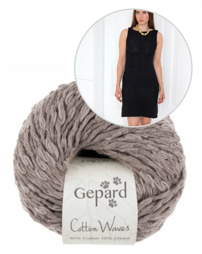 Sidewalk Dress | schlichtes Kleid aus Cottonwaves von Gepard Garn