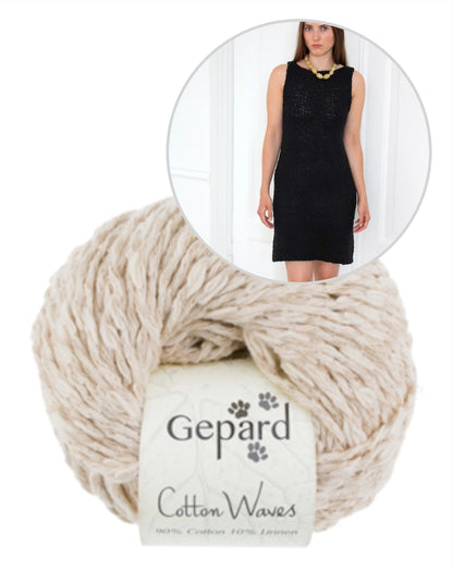 Sidewalk Dress | schlichtes Kleid aus Cottonwaves von Gepard Garn