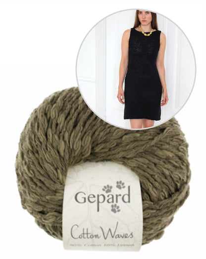Sidewalk Dress | schlichtes Kleid aus Cottonwaves von Gepard Garn